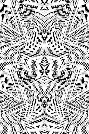 不规则几何印花华亿平台图片