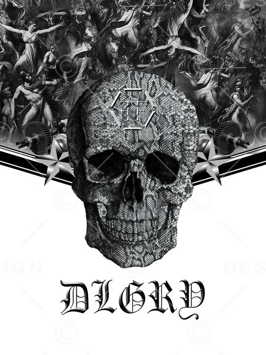 骷髅头印花华亿平台图片