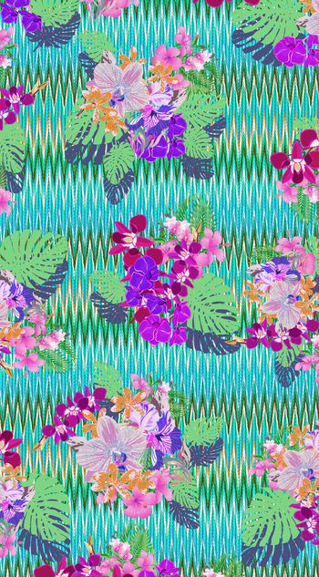 flower印花华亿平台图片