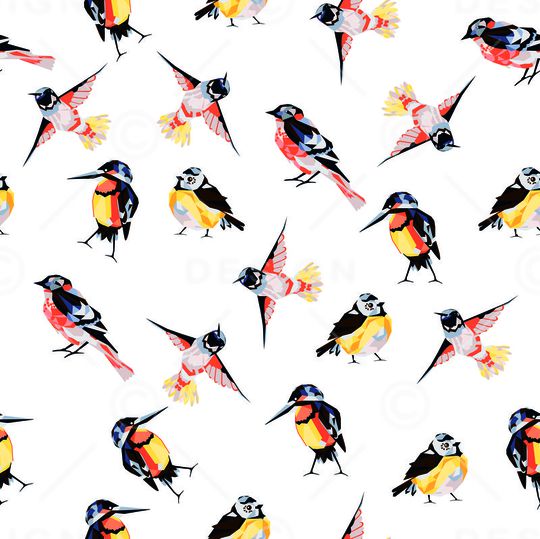 飞鸟印花华亿平台图片