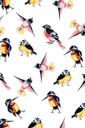 飞鸟印花华亿平台图片