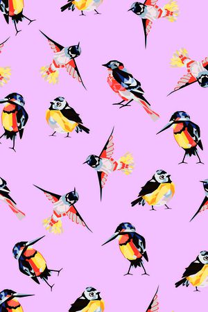 飞鸟印花华亿平台图片