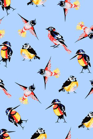 飞鸟印花华亿平台图片