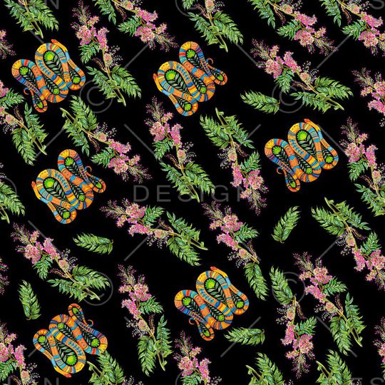 花朵印花华亿平台图片