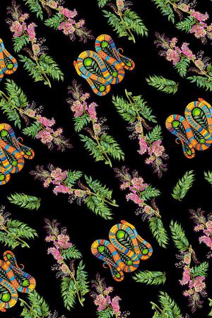 花朵印花华亿平台图片