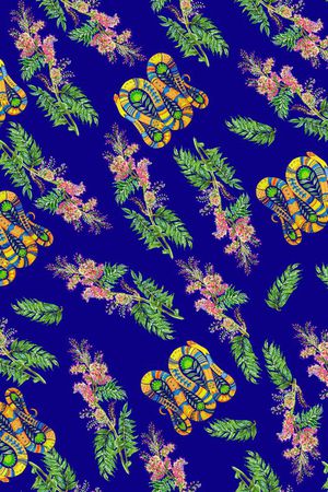 花朵印花华亿平台图片