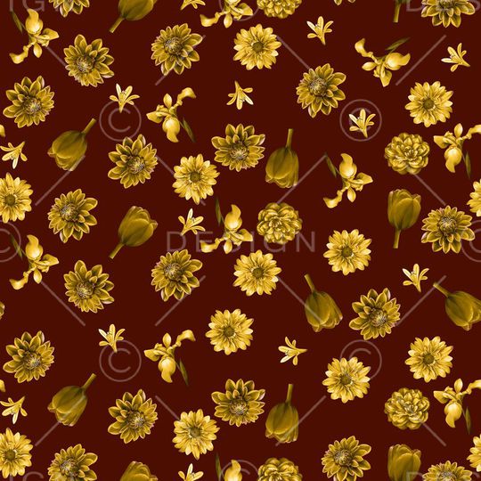 菊花印花华亿平台图片