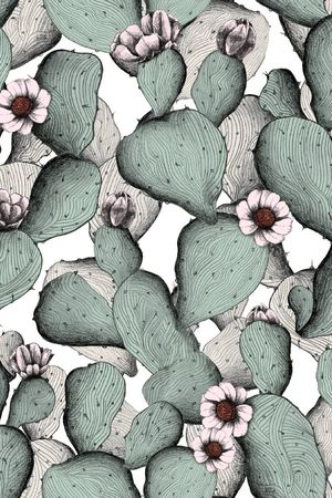 手绘花卉印花华亿平台图片