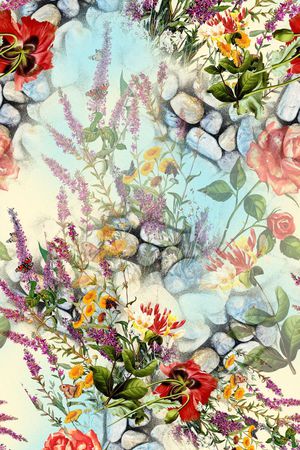 数码云纹印花华亿平台图片