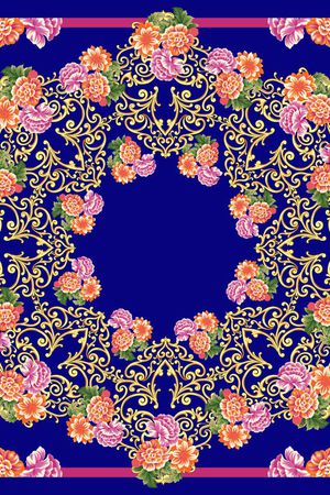 欧式印花华亿平台图片