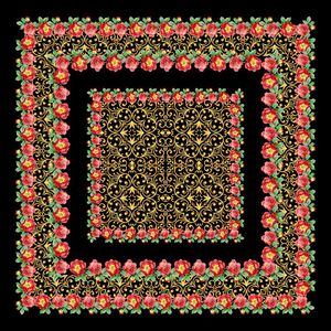 欧式印花华亿平台图片