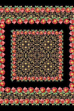 欧式印花华亿平台图片