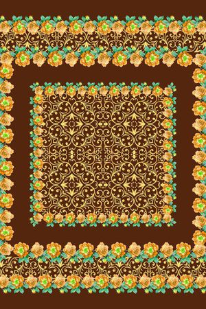 欧式印花华亿平台图片