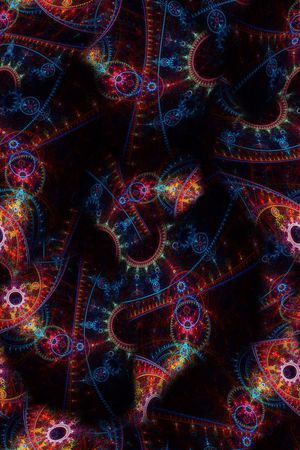 抽象印花华亿平台图片