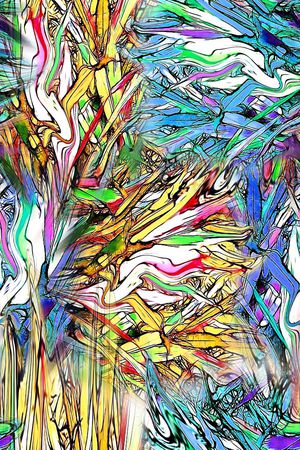 抽象印花华亿平台图片