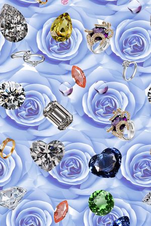 花朵印花华亿平台图片