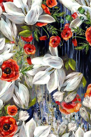 乱花印花华亿平台图片