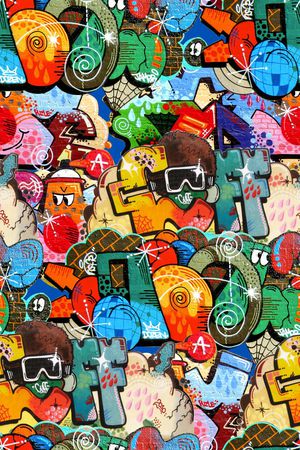 抽象印花华亿平台图片