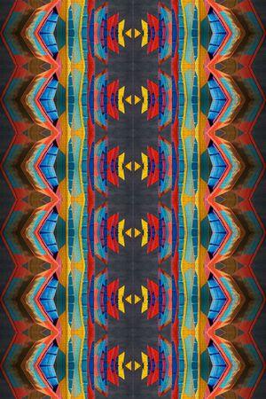 几何炫彩印花华亿平台图片