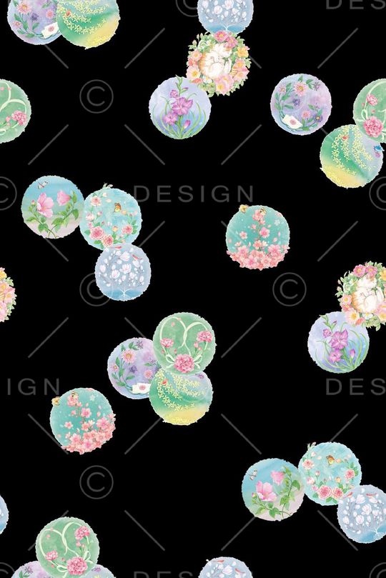 手绘印花华亿平台图片