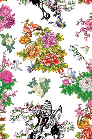 鹤印花华亿平台图片