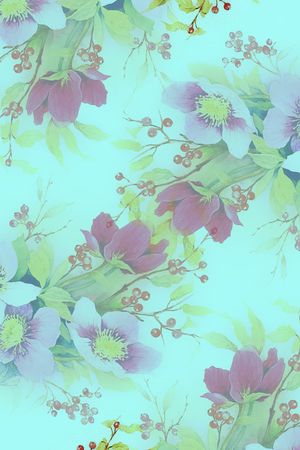 围巾印花华亿平台图片