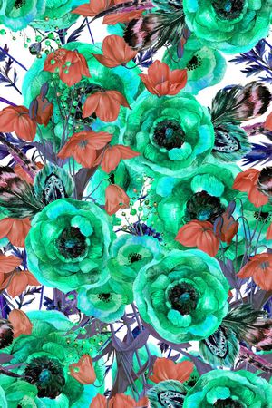 手绘印花华亿平台图片