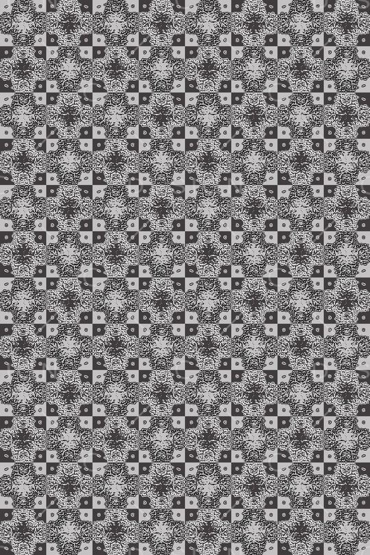 格子图案印花华亿平台图片