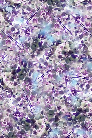 树叶印花华亿平台图片