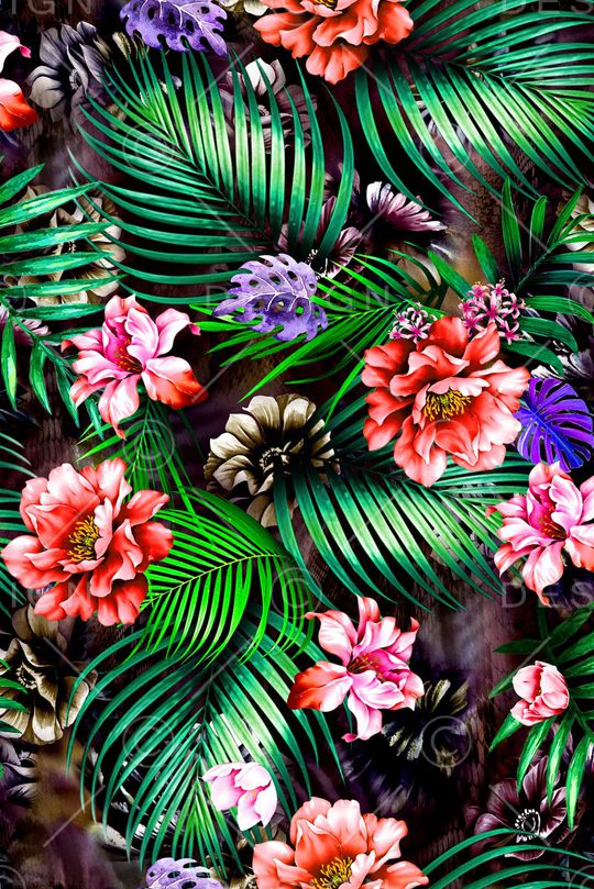 牡丹印花华亿平台图片