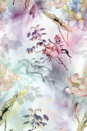 乱花印花华亿平台图片