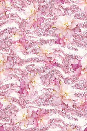 三色堇印花华亿平台图片