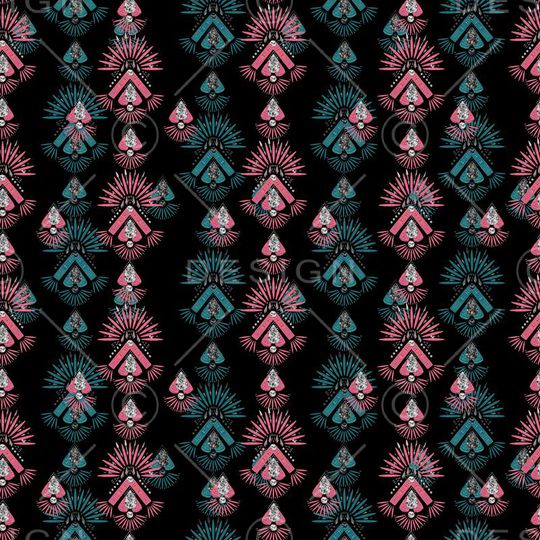 民族风印花华亿平台图片