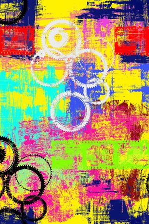 线条印花华亿平台图片