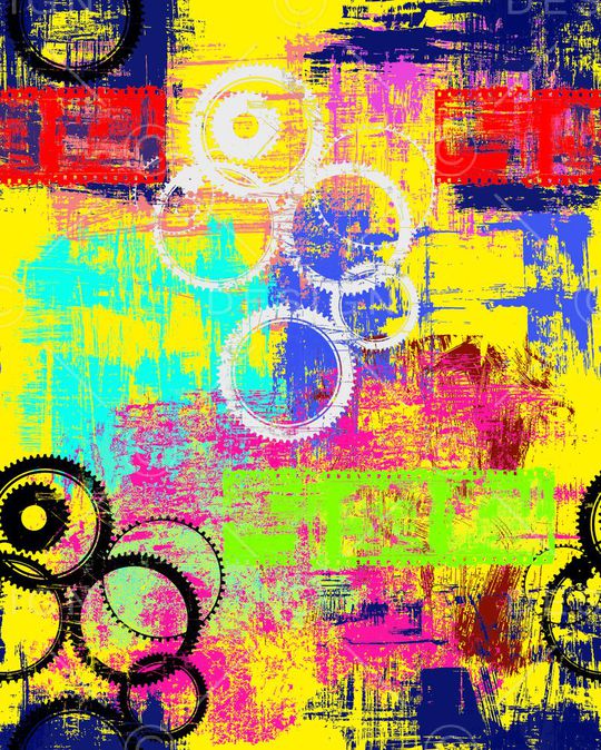 线条印花华亿平台图片