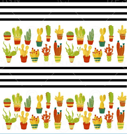 仙人球小花印花华亿平台图片