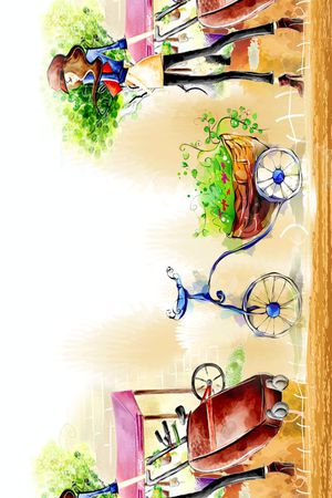 风景印花华亿平台图片