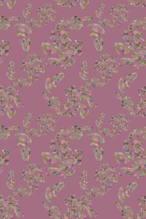 佩斯利图案印花华亿平台图片