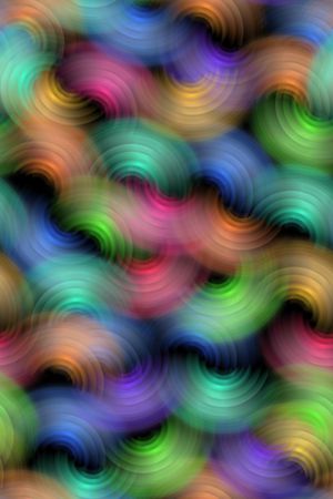 圆圈印花华亿平台图片