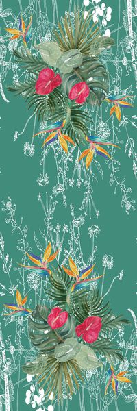 手绘印花华亿平台图片