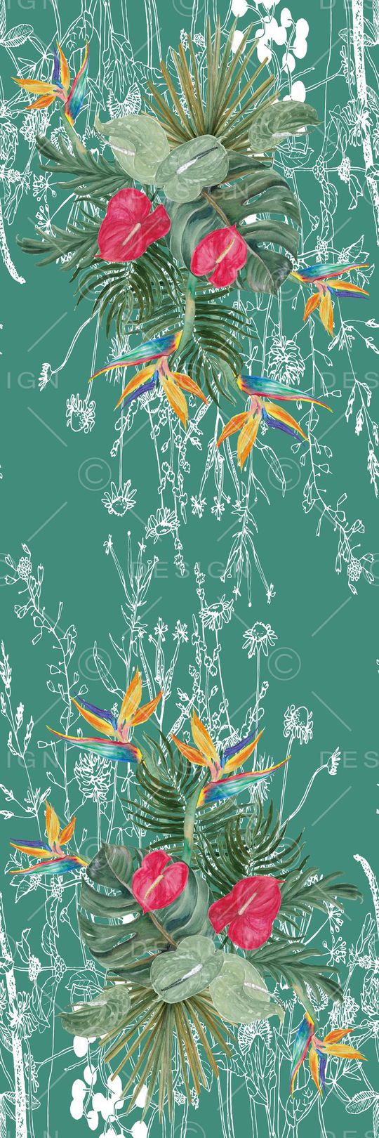 手绘印花华亿平台图片