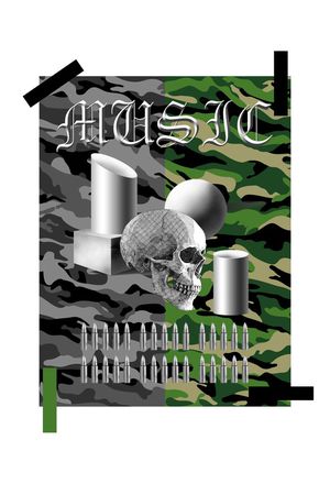 几何印花华亿平台图片