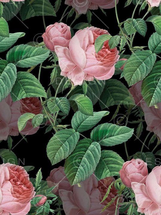 植物印花华亿平台图片