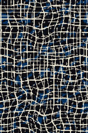 小方块印花华亿平台图片