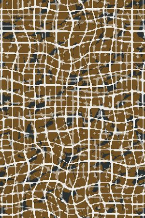 小方块印花华亿平台图片