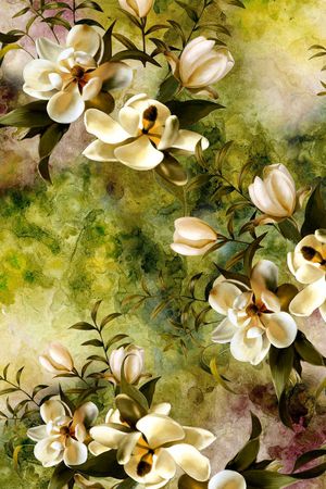 花朵印花华亿平台图片