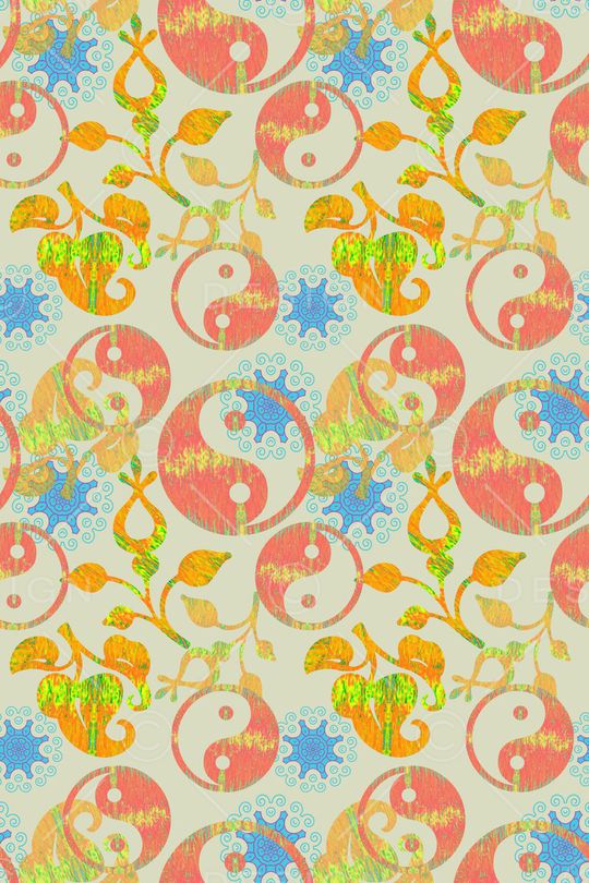 抽象变幻印花华亿平台图片