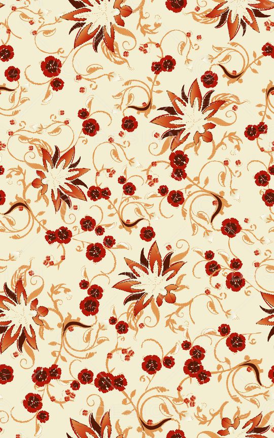 抽象花卉印花华亿平台图片