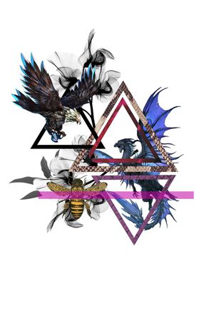 蜜蜂印花华亿平台图片