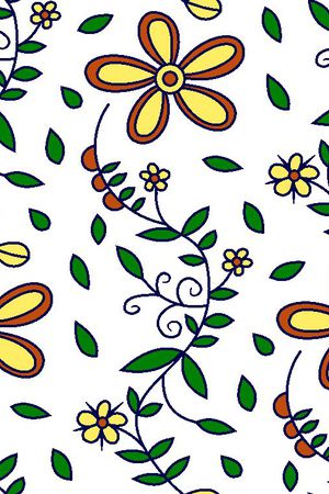 时尚小碎花印花华亿平台图片